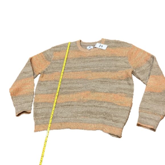 Mode of One Men Sweater Knit Crewneck Mango Sorbet Size L - Picture 4 of 4